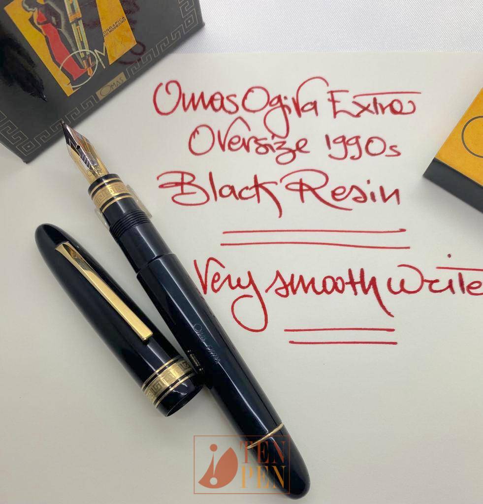 OMAS OGIVA EXTRA BLACK RESIN - UNUSED WITH BOX | Tenpen - By